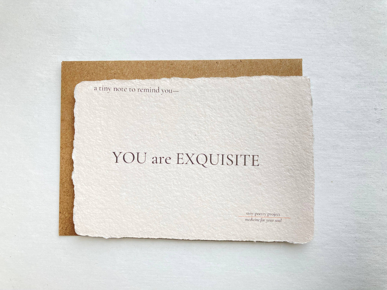 YOU are EXQUISITE: LIFT ME UP! CARD