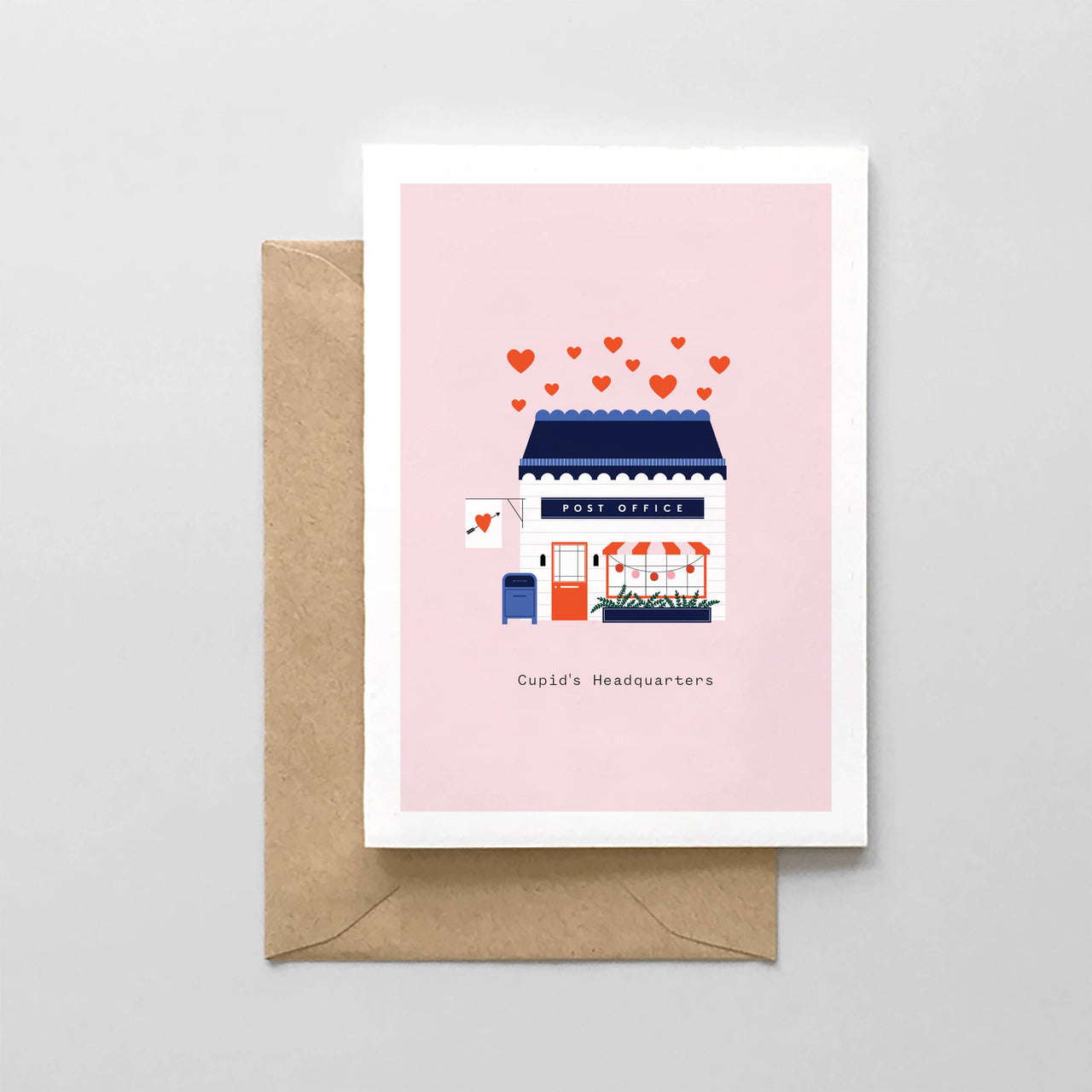 Cupid's Headquarters - Post Office Card