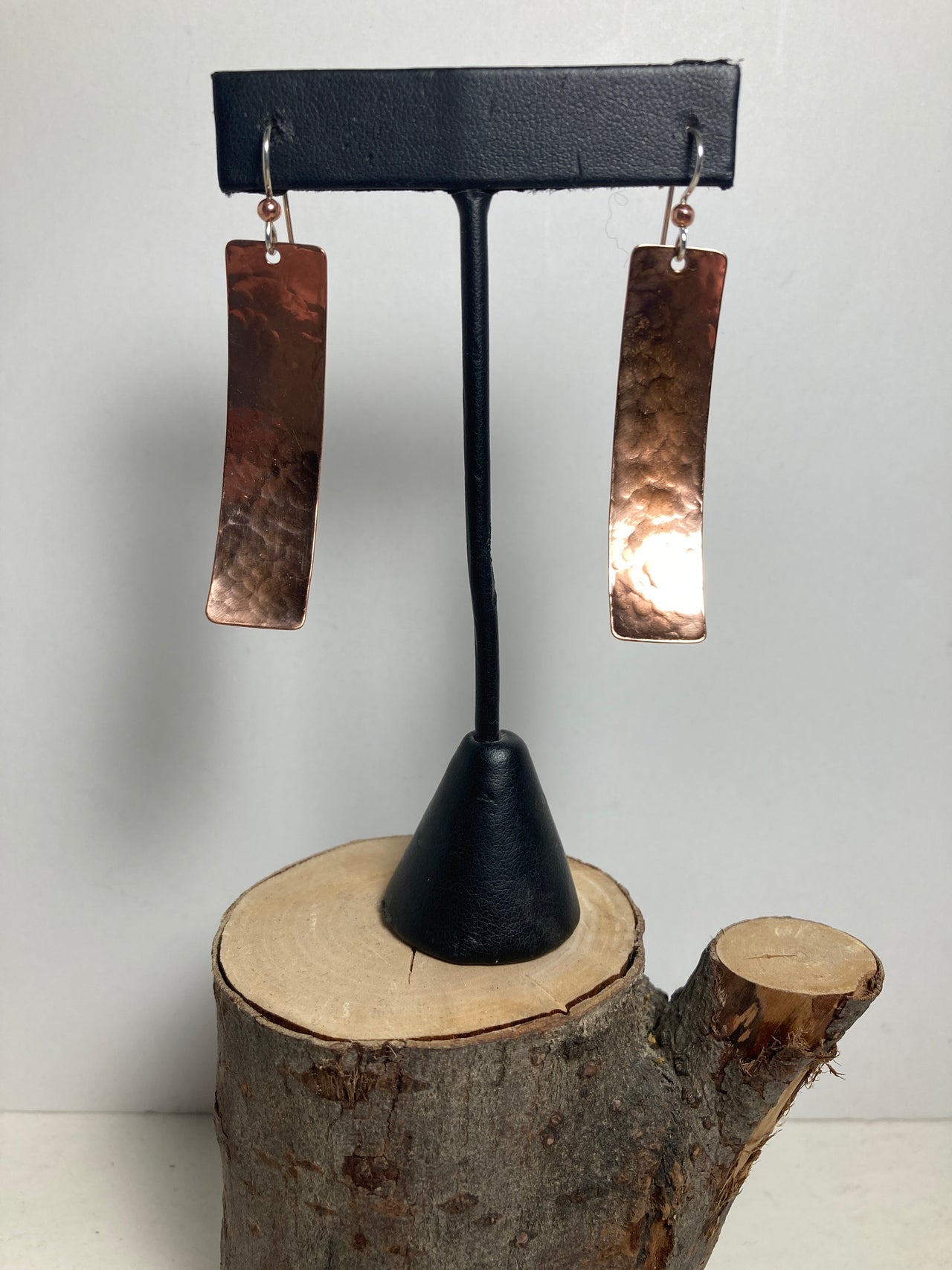 Copper Large Skinny Bar Earrings I