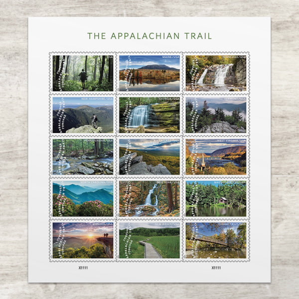 *Forever Letter Stamps: 2025 Appalachian Trail*