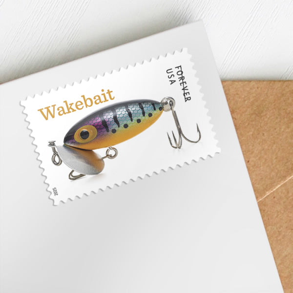 *Forever Letter Stamps: 2025 Freshwater Fishing Lures*
