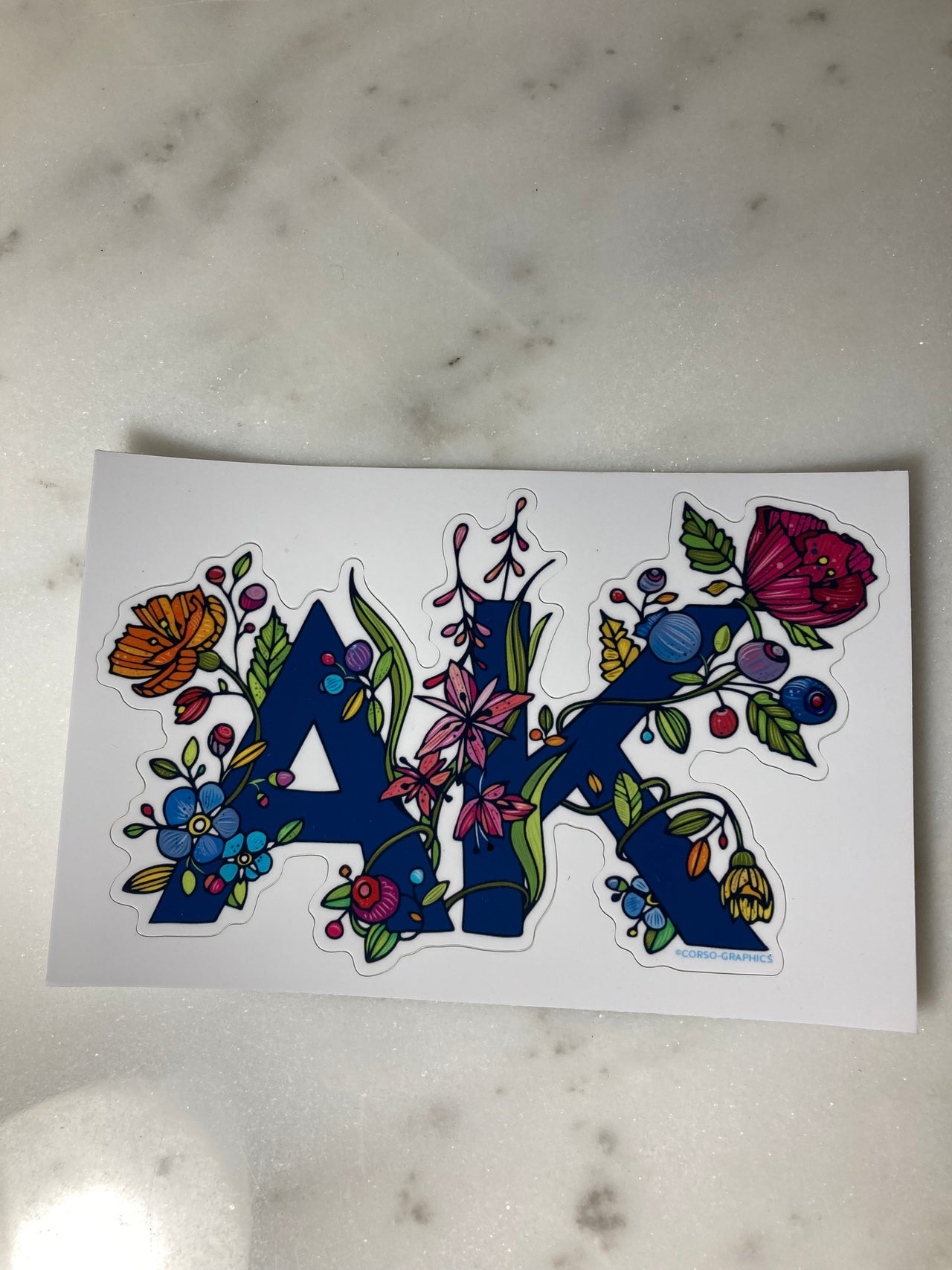 AK Flora Sticker