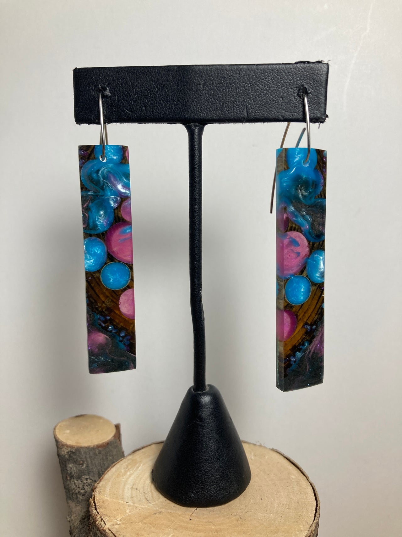 Gribbles and Shipworm Resin Cast Earrings 10