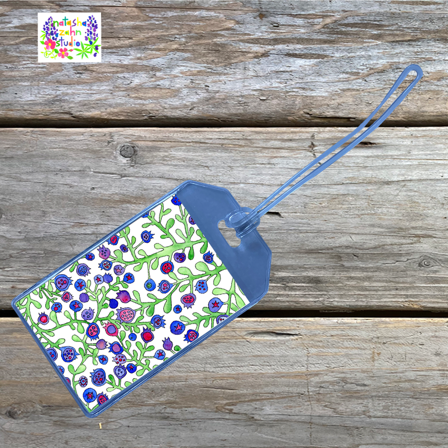 Luggage Tags - Blueberry Fields