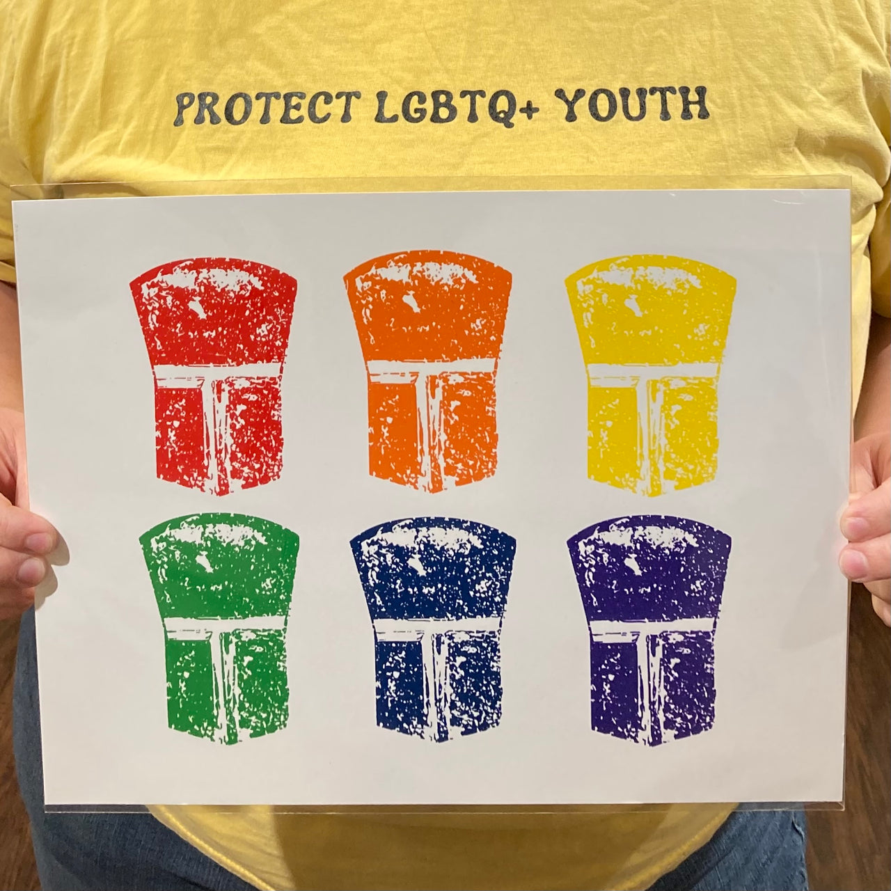 Rainbow Tináa Screen Print