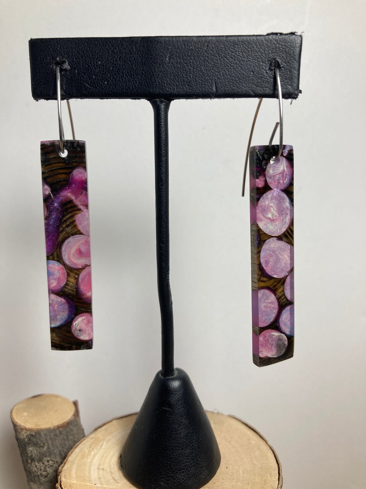 Gribbles and Shipworm Resin Cast Earrings 9