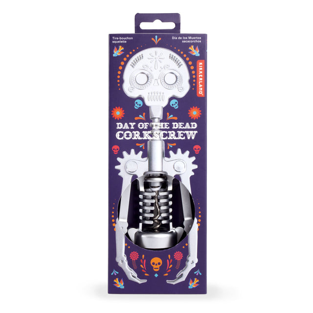 Day of the Dead Skeleton Corkscrew
