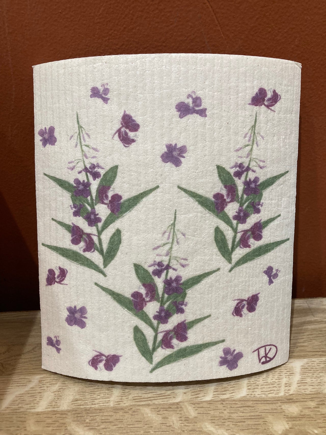 Fireweed Swedish Dishcloth
