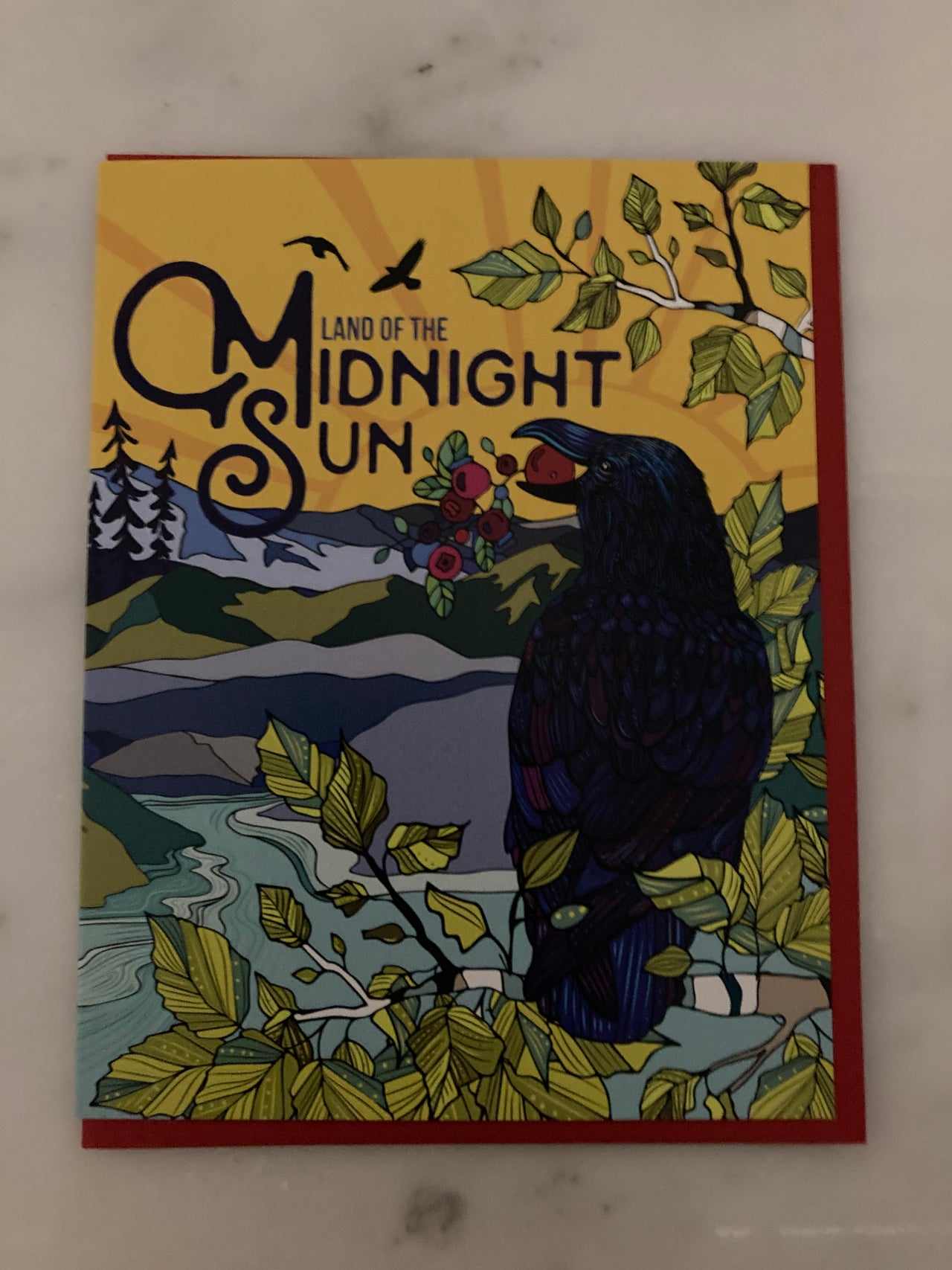 Midnight Sun Greeting Card