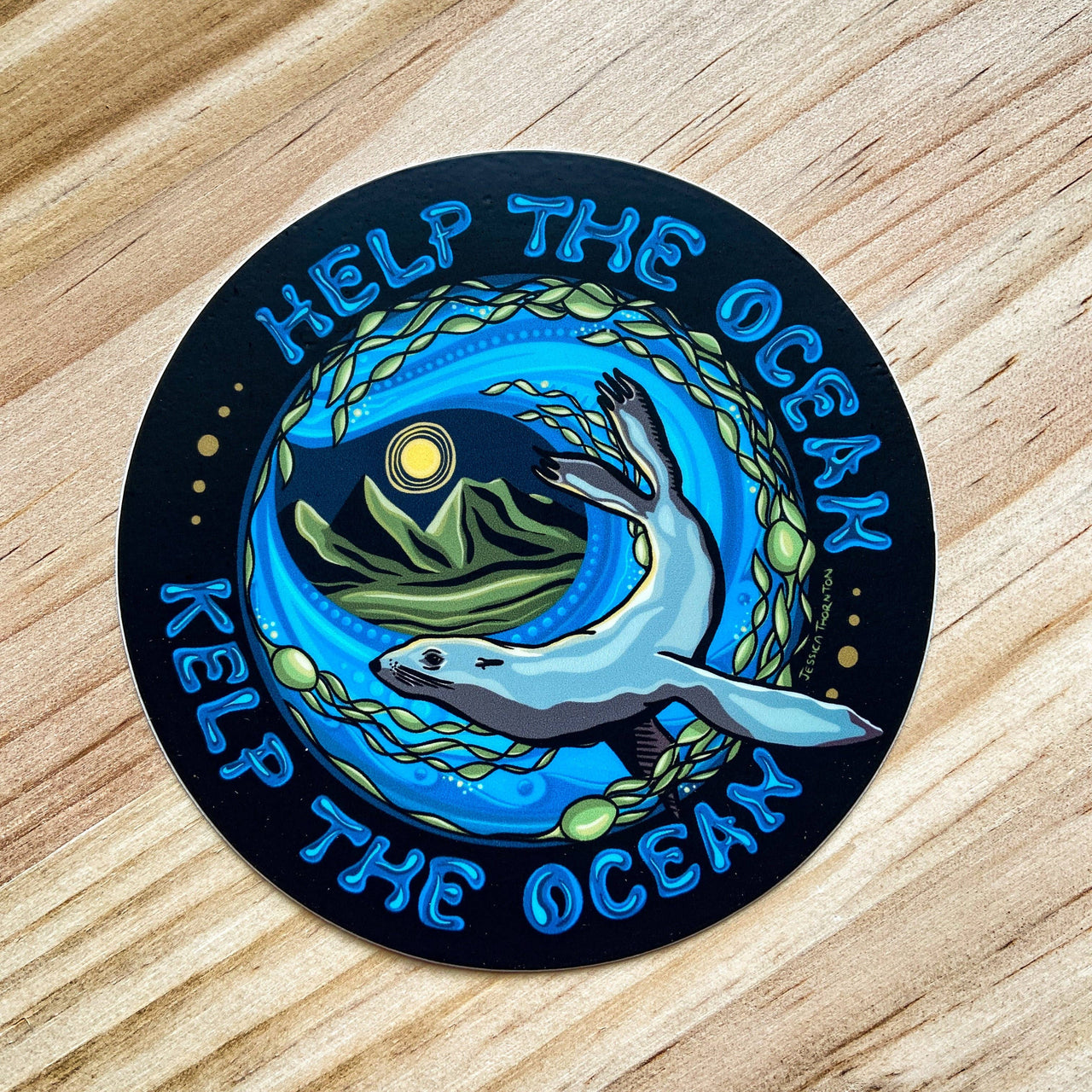 Kelp the Ocean Sticker