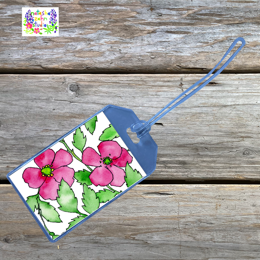 Luggage Tags - Wild Roses