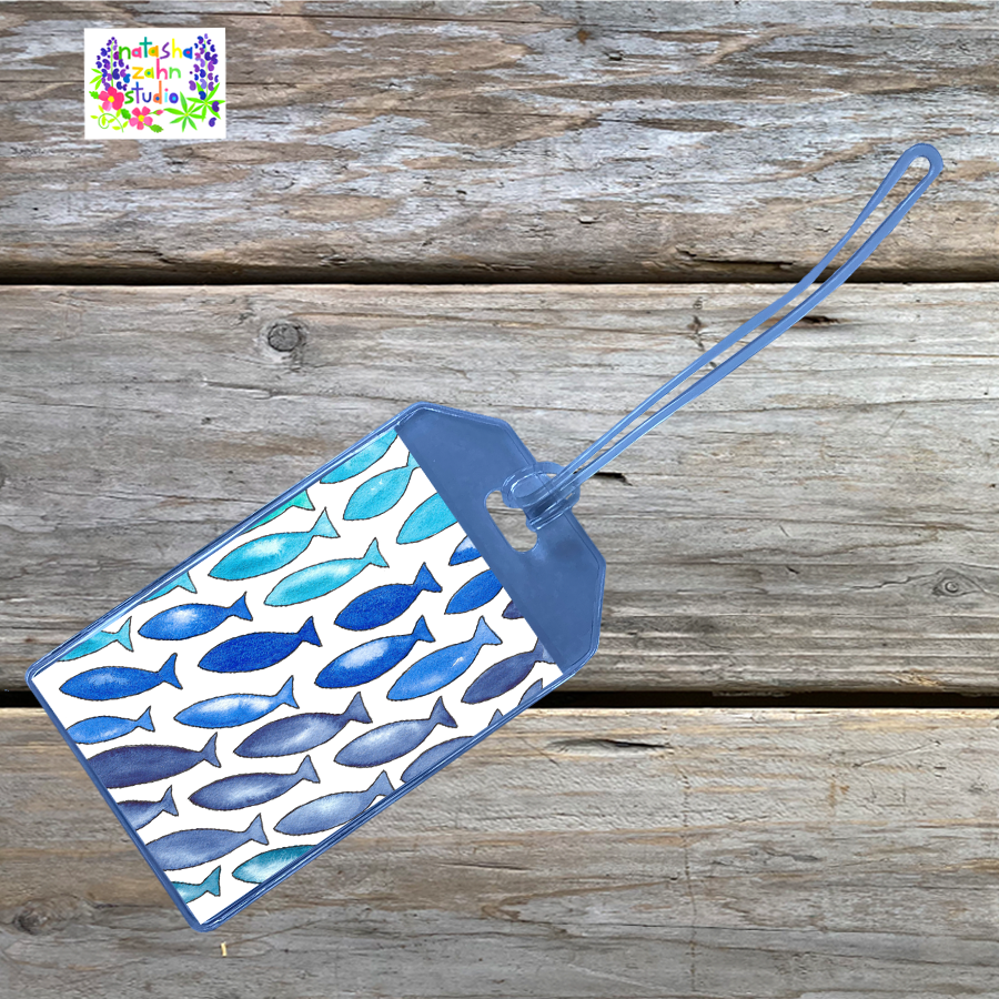 Luggage Tags - Fishie Ombre
