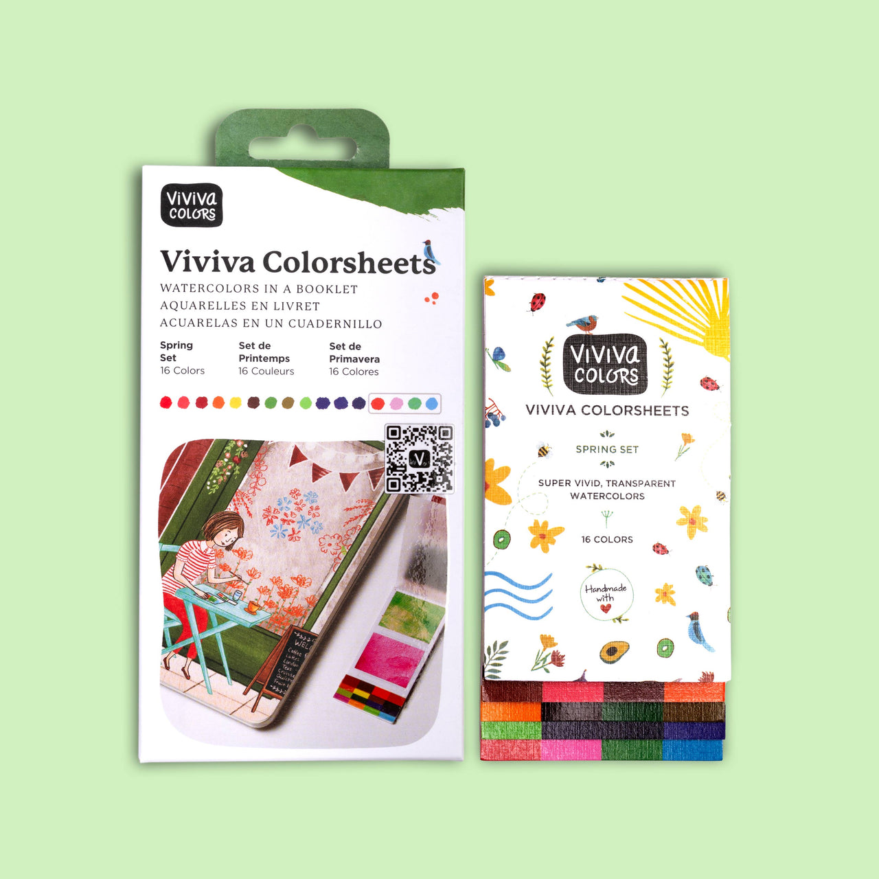 Colorsheets - Spring - 16 Watercolors