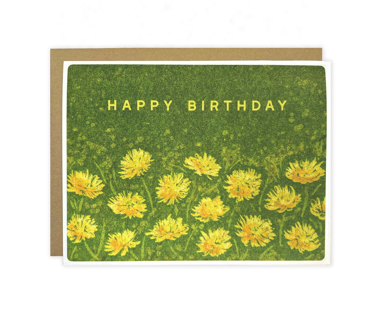 Happy Birthday Dandelions Greeting Card
