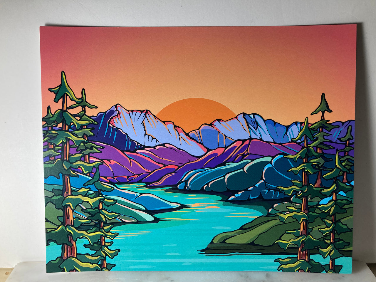 Peach Sunset 8x10 Print