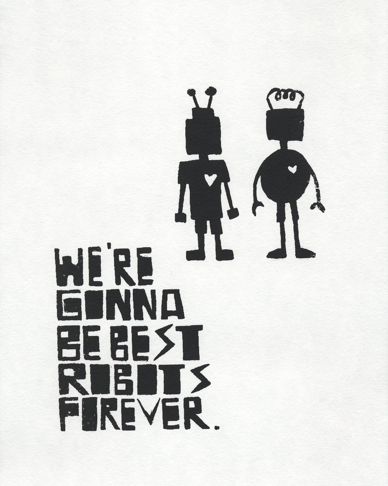 Best Robots Forever Print
