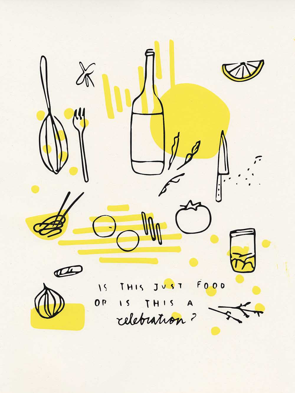 Food Celebration Print