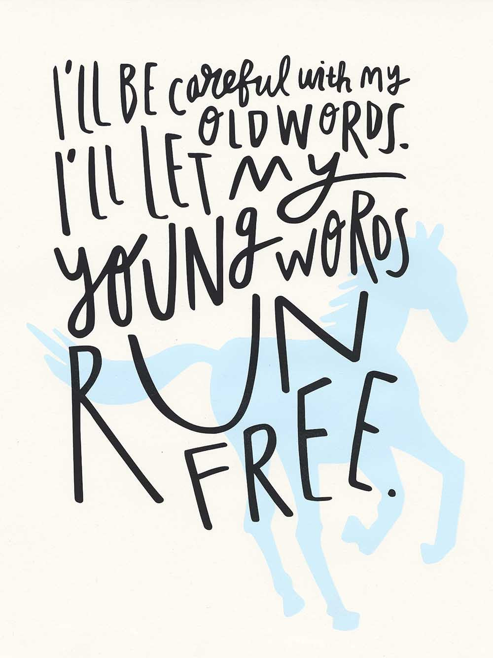 Young Words Print