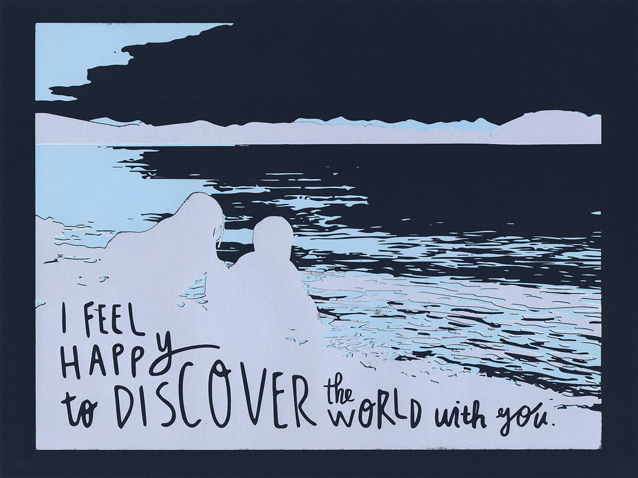 Discover the World with You Print